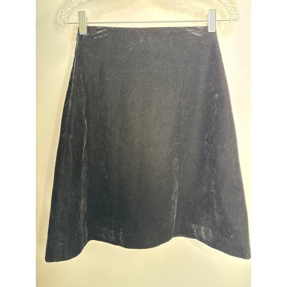 NWT Coco Blanc CCB black velvet wrap skirt with button age 12 - Picture 11 of 14